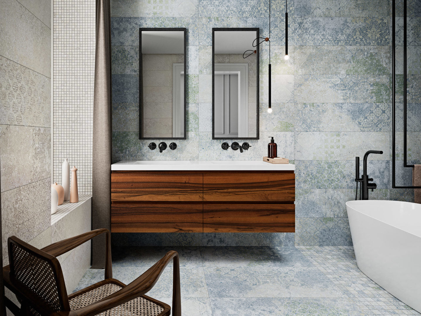 Create An Enchanting Blue Tile design