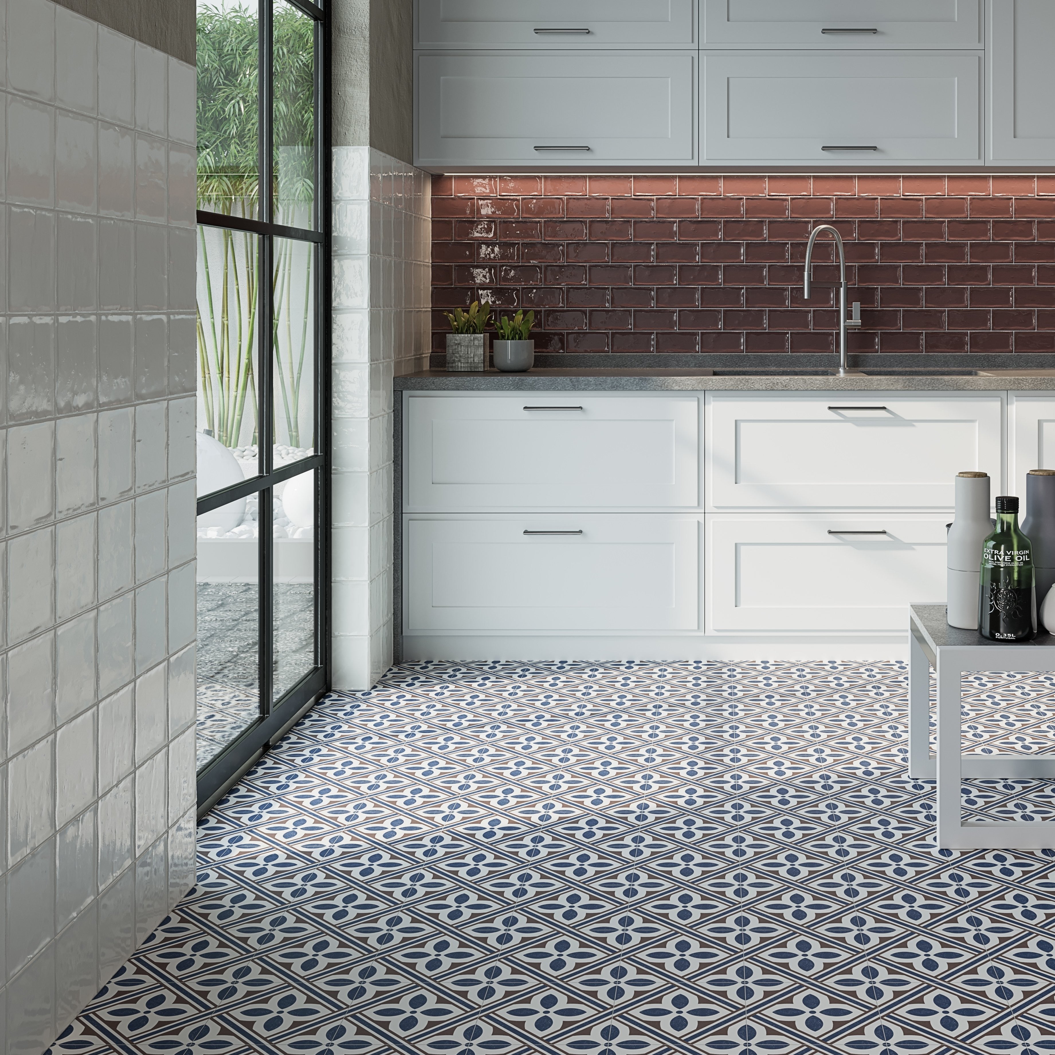 york mix, tile, porcelain tile, wall and floor tile, patterned tile