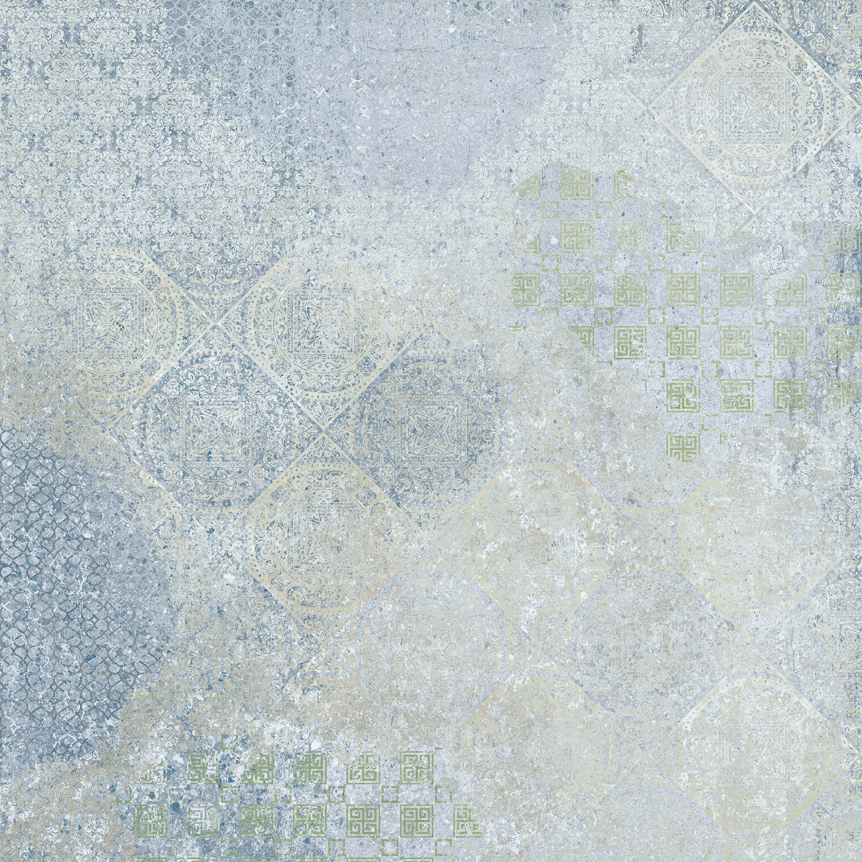 aparici, Bohemian collection, bohemian blue natural, patterned tile, tiles.