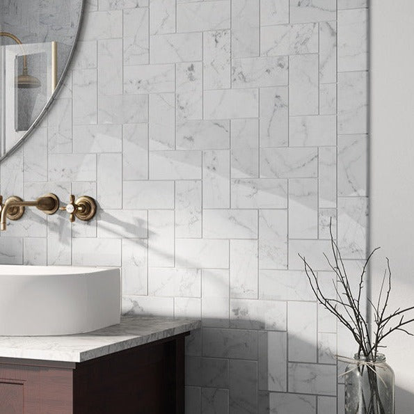 carrara tile, marble tile, wall tile, bathroom, kitchen, ceramic