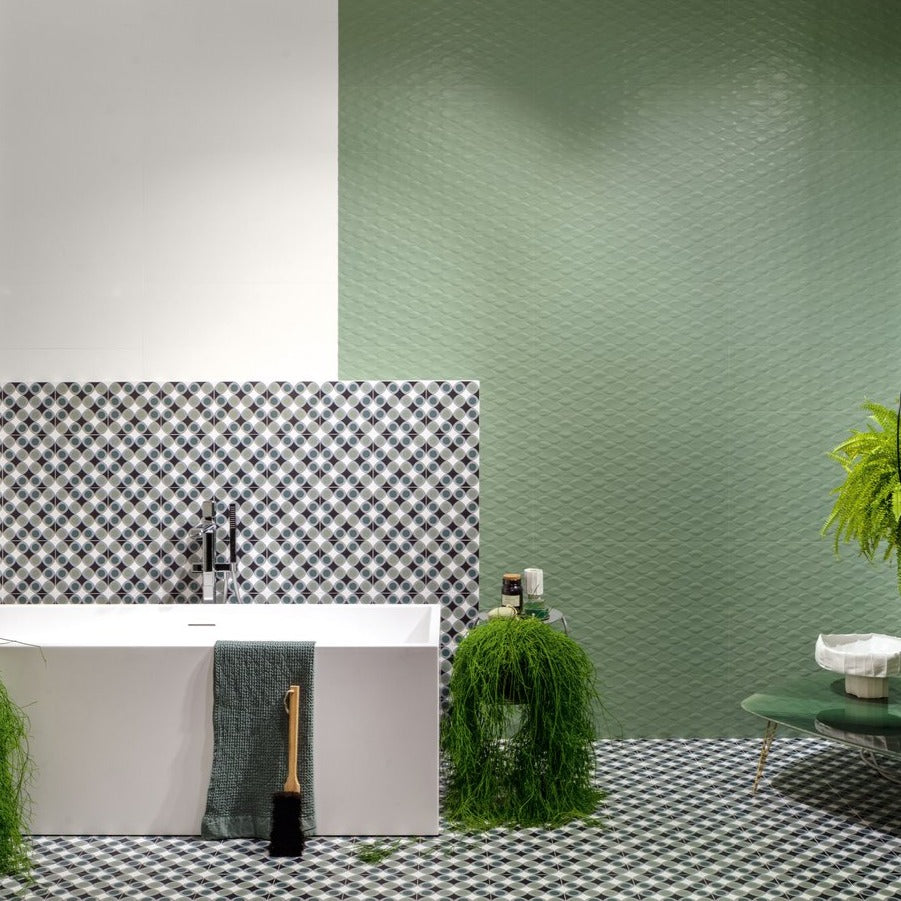 Ceramica Sant Agostino, fun collection, fun joy 1, patterned tiles, decretive tiles, square.